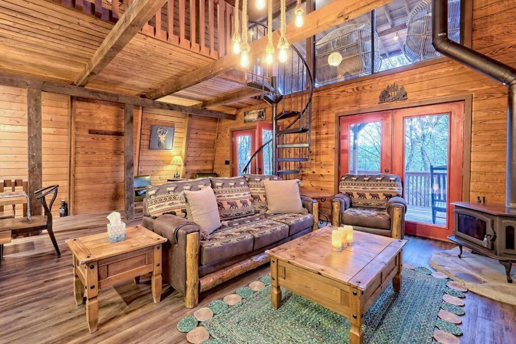 Near Downtown Helen - Hottub, Sauna, Game Room, Fire Pit Ngoại thất bức ảnh