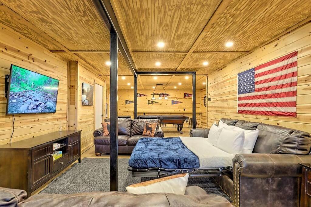 Near Downtown Helen - Hottub, Sauna, Game Room, Fire Pit Ngoại thất bức ảnh